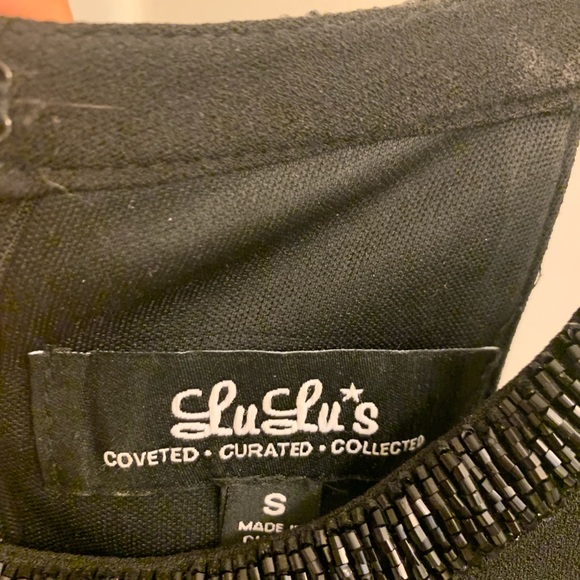 Lulus long black sleek dress! - Picture 6 of 6